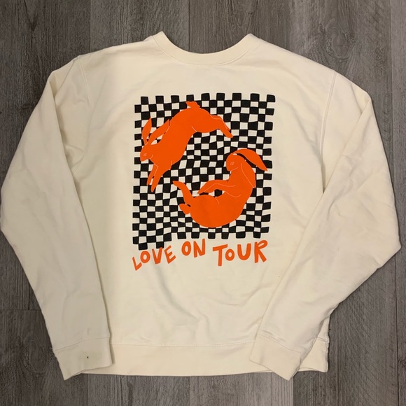 Harry Styles Love on Tour White Sweatshirt - Picture 5 of 5